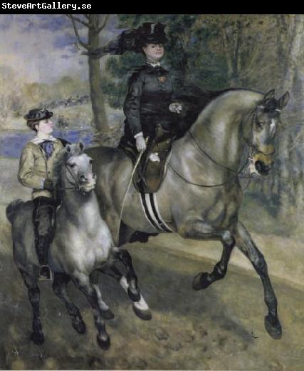 Pierre-Auguste Renoir Ride in the Bois de Boulogne (Madame Henriette Darras)